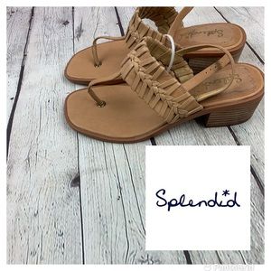 Splendid Block Heeled Thong Sandal Size 9